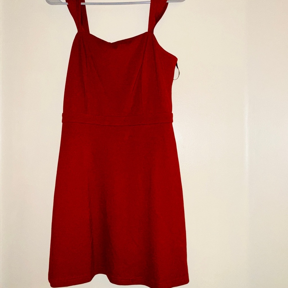 ALI & JAY Red Sleeveless A-line Mini Dress